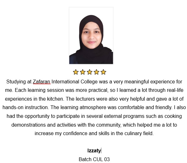 izzaty testimoni